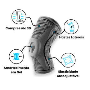 Joelheira 3D articulada - Harfix